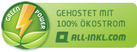 ALL-INKL.COM, Hosting mit 100 Prozent Ökostrom
