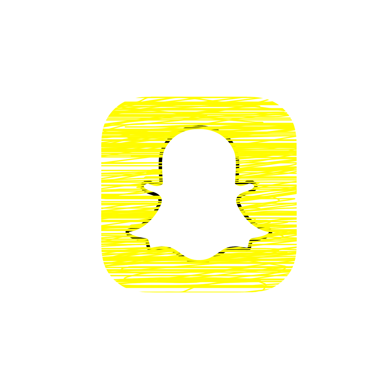 Smartphone mit geöffneter Snapchat-App und rotem Löschen-Symbol