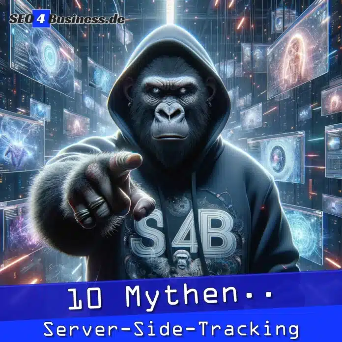Un gorila con una sudadera con capucha S4B expone los mitos del seguimiento del lado del servidor