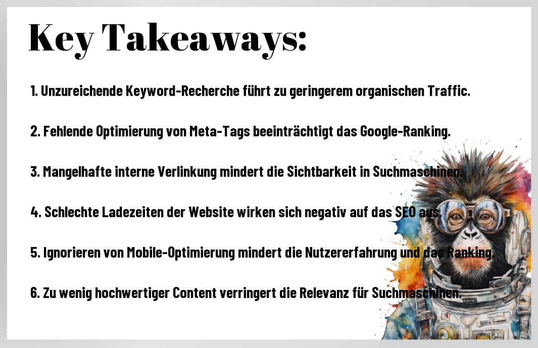 Ist Ihr organischer Traffic rückläufig? Keine Panik! Ich verstehe Ihren Frust. Doch es gibt Hoffnung. Lassen Sie uns gemeinsam herausfinden, was dahintersteckt und wie Sie Ihren Traffic wieder in Schwung bringen können. Bereit, den Grund für den Rückgang zu ergründen?