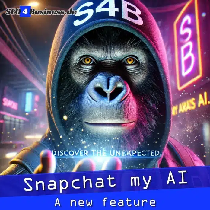 Gorilla im S4B-Hoodie entdeckt Snapchat My AI.